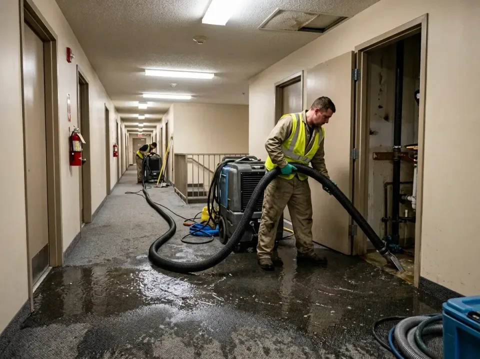 multi-unit-apartment-hallway-f-005 — frequently asked questions, Emergency Burst Pipe Water Extraction & Removal in Cooperto…